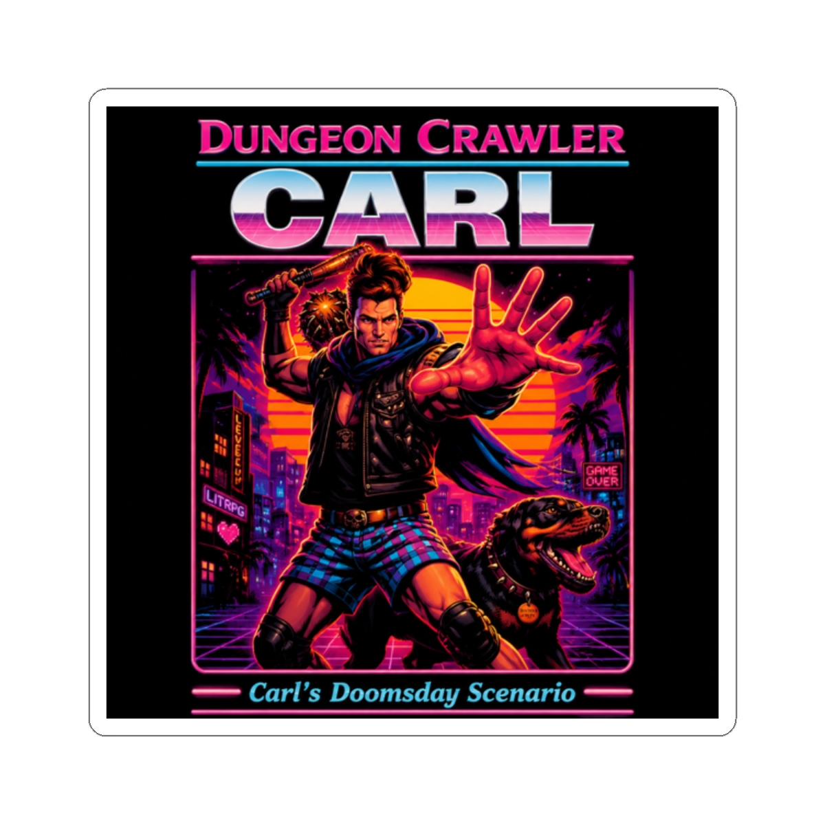 Dungeon-Crawler-Carl Sticker | Dungeon Crawler Carl - alternate angle 3, merchandise