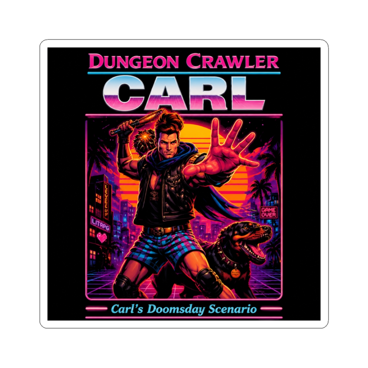 Dungeon-Crawler-Carl Sticker | Dungeon Crawler Carl