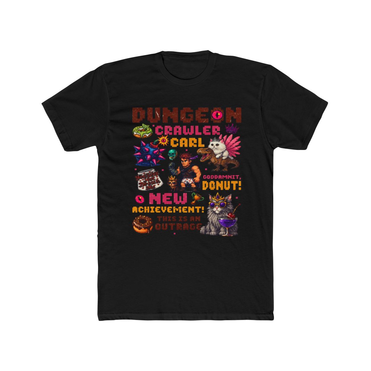 dungeon crawler carl pixel art T Shirt - alternate angle 4, merchandise