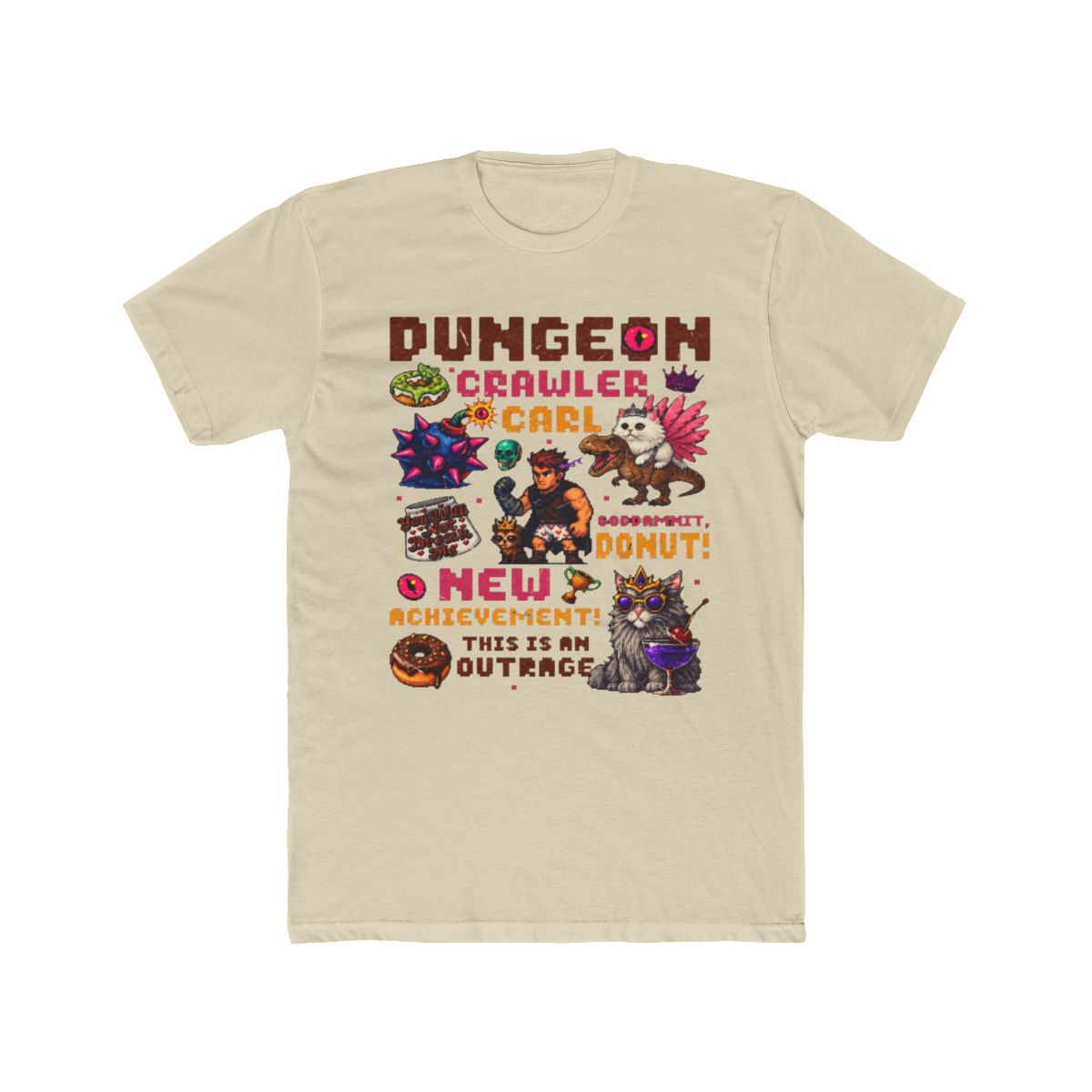 dungeon crawler carl pixel art T Shirt - alternate angle 5, merchandise