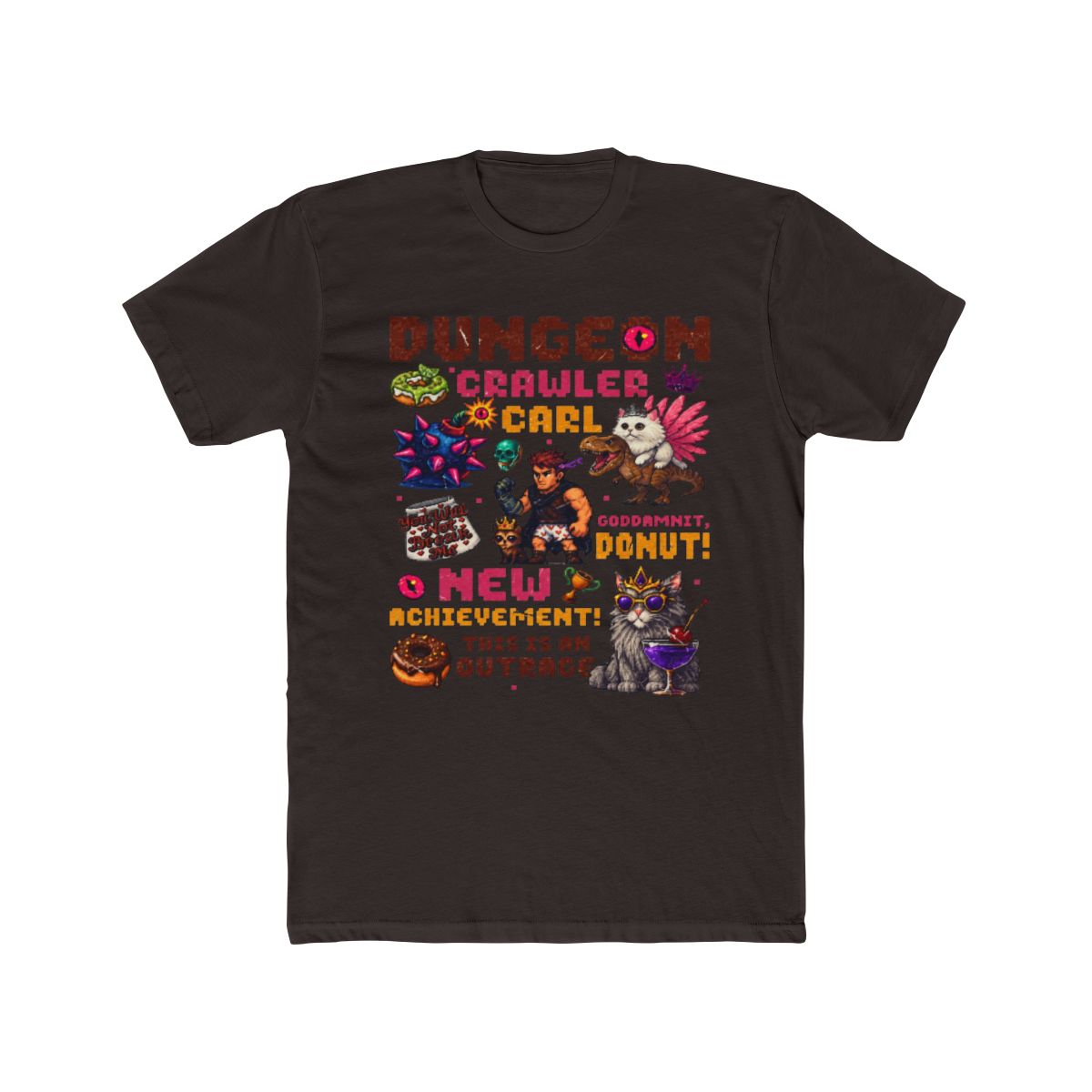 dungeon crawler carl pixel art T Shirt - alternate angle 3, merchandise