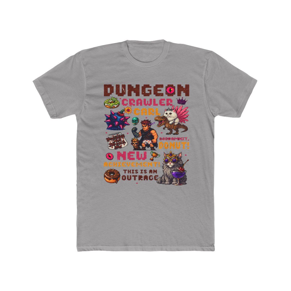 dungeon crawler carl pixel art T Shirt - alternate angle 2, merchandise
