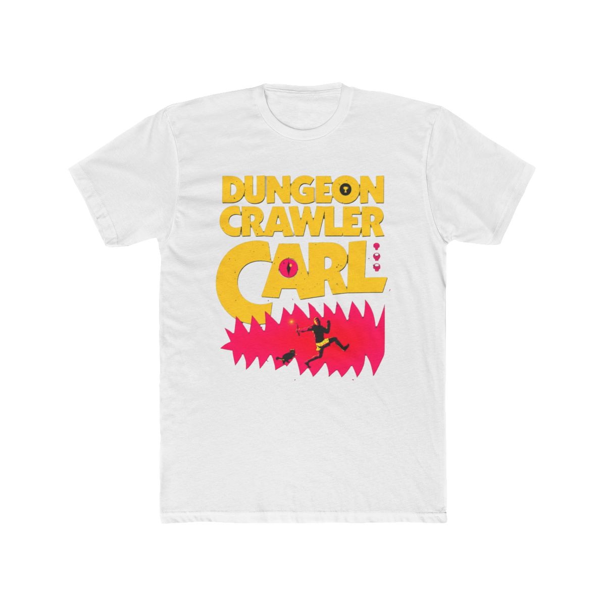 Carl Cover (Black Print) T Shirt | Dungeon Crawler Carl - Official T-Shirts merchandise