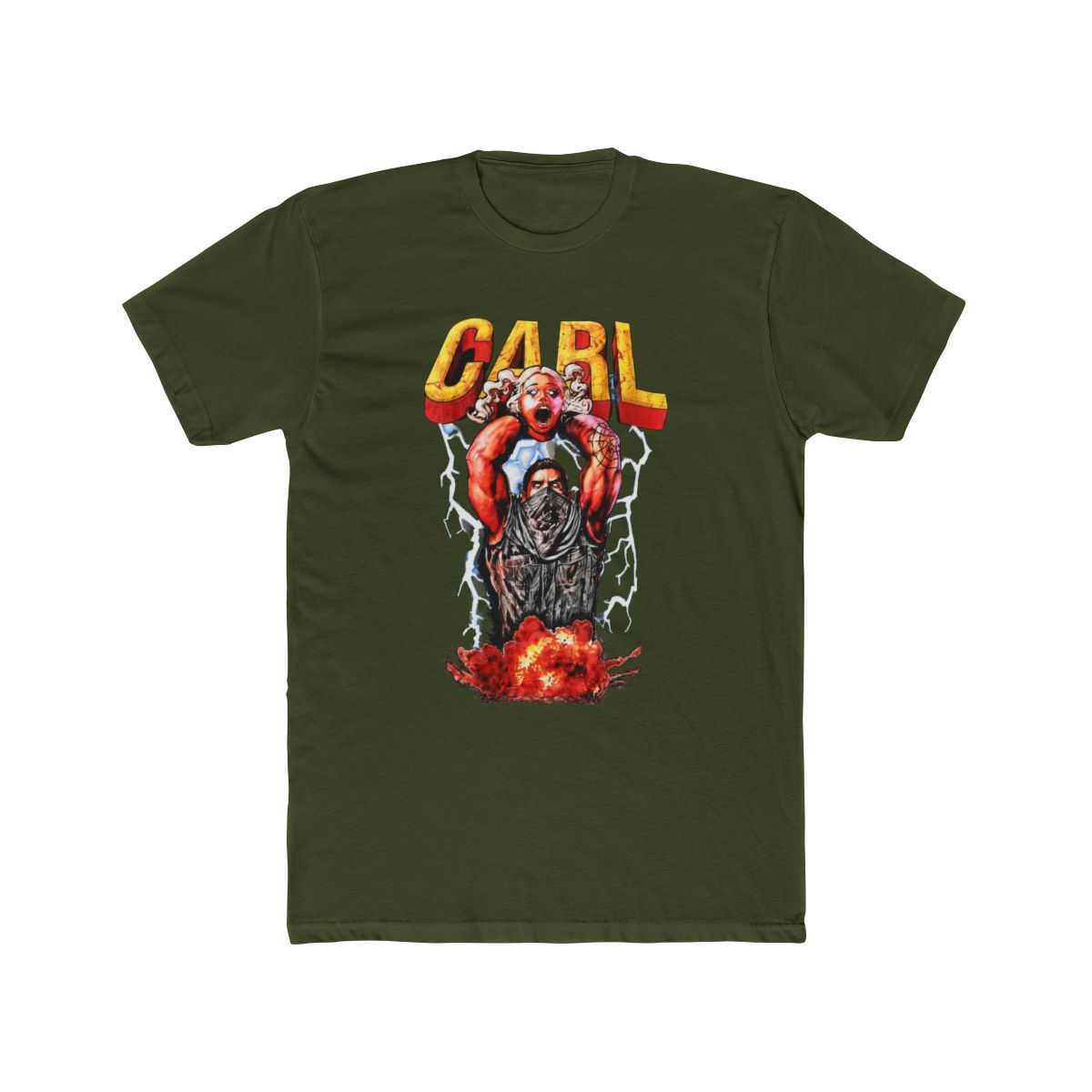 Dungeon Crawler Carl Lightning Carl Portrait T Shirt - alternate angle 4, merchandise