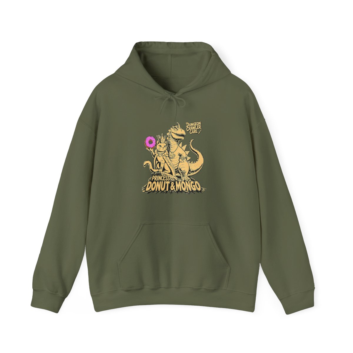 Dungeon Crawler Carl Princess Donut and Mongo shirt, hoodie, sweater, long sleeve and Hoodie - alternate angle 4, merchandise