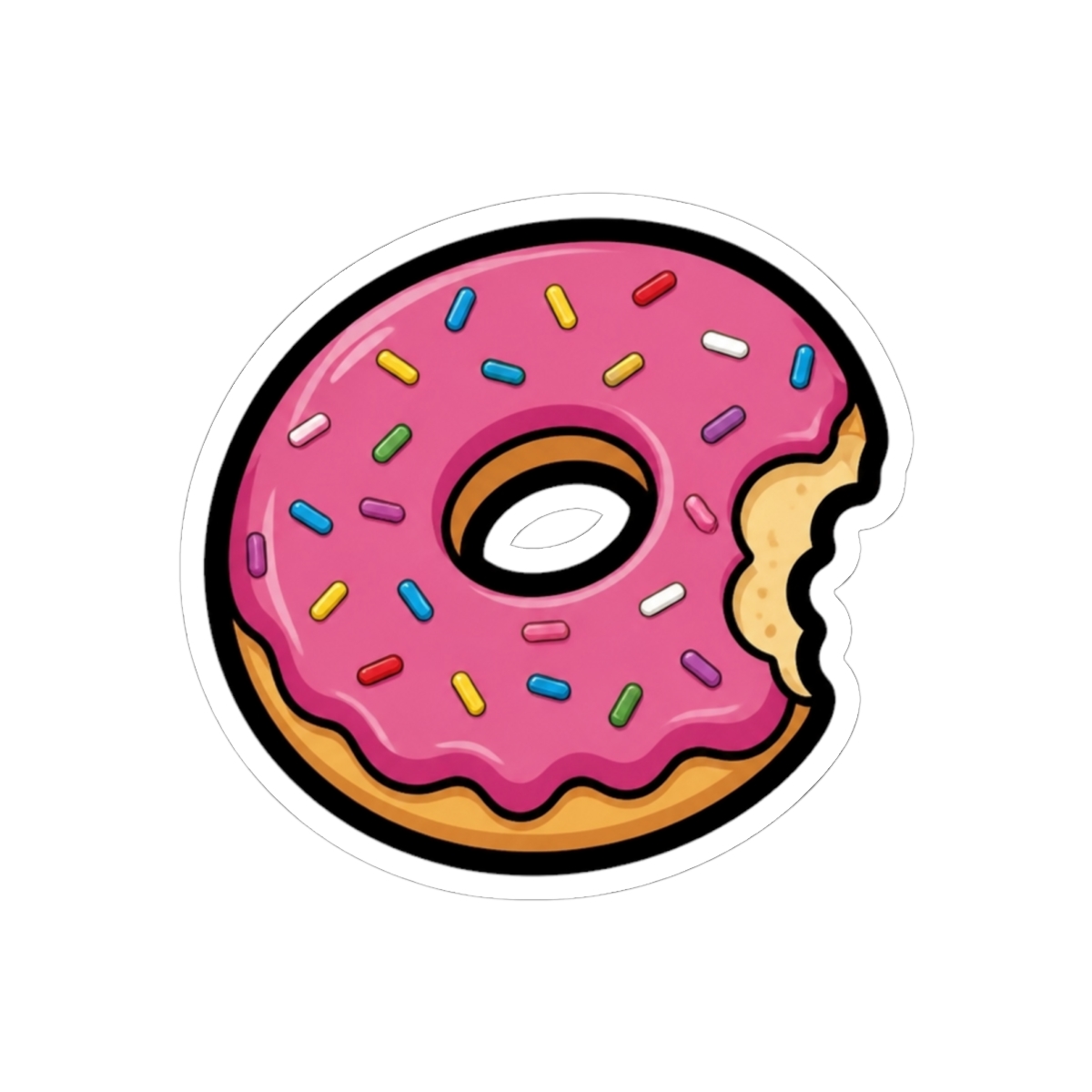 Donut Sticker | Dungeon Crawler Carl - alternate angle 2, merchandise
