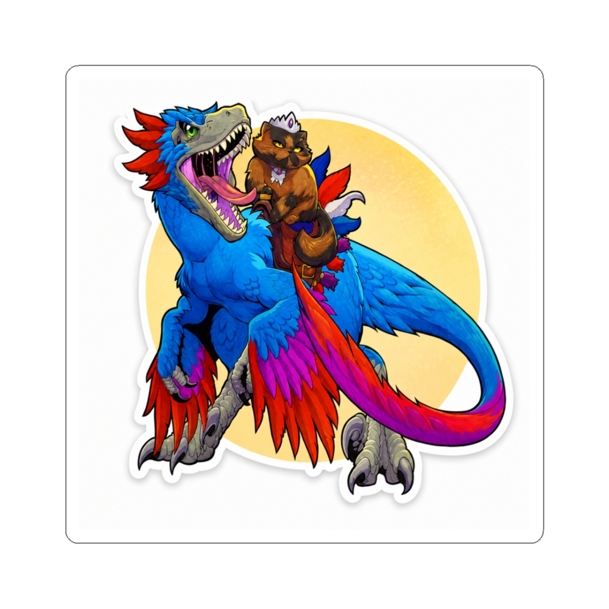 Princess Donut and Mongo Sticker | Dungeon Crawler Carl