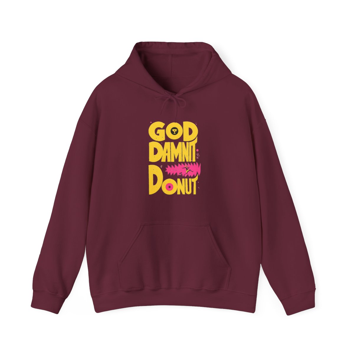Dungeon crawler carl god damnit donut shirt, hoodie, sweater, long sleeve and Hoodie - alternate angle 3, merchandise