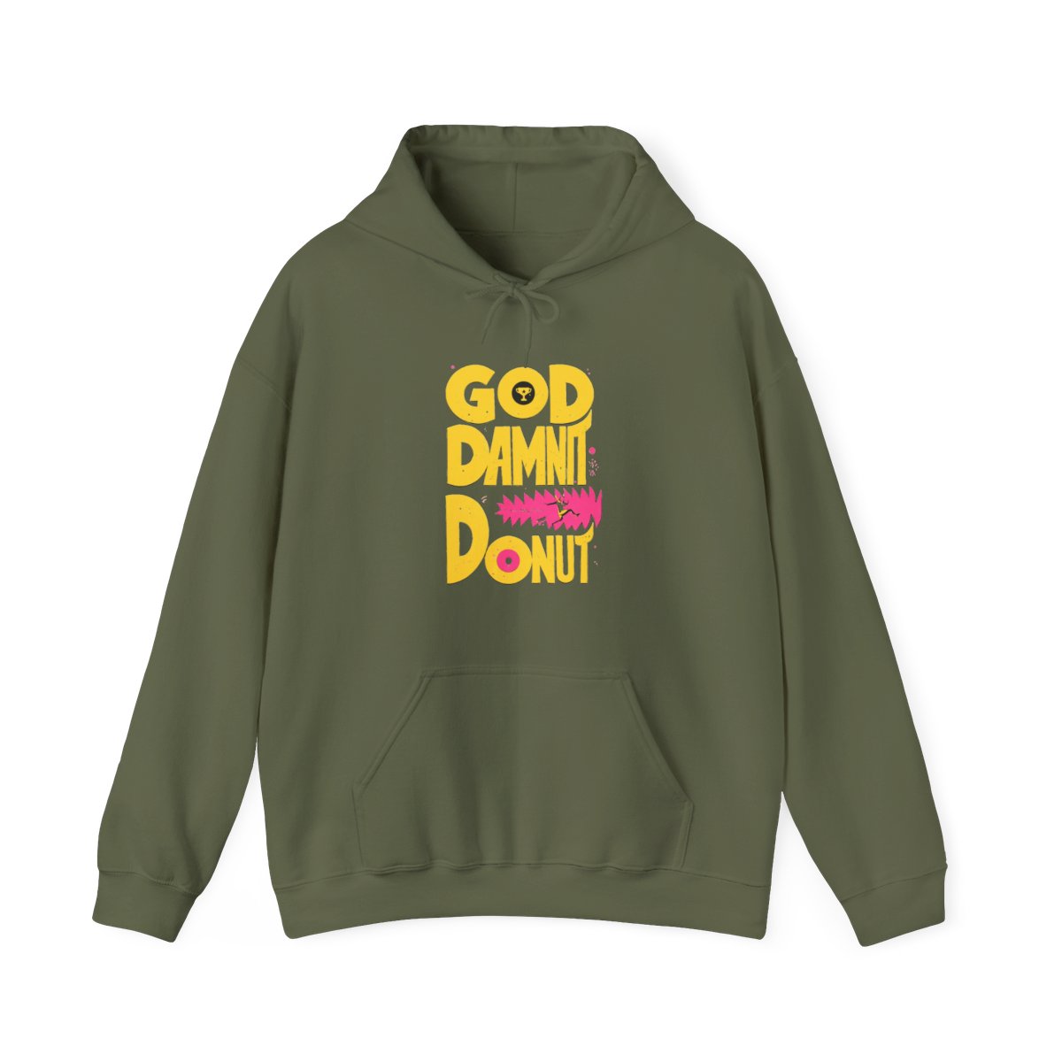 Dungeon crawler carl god damnit donut shirt, hoodie, sweater, long sleeve and Hoodie - alternate angle 4, merchandise